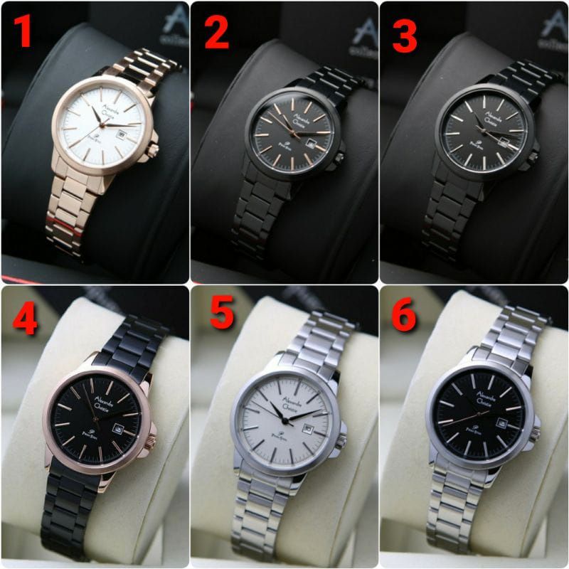 Alexandre Christie AC1008 AC 1008 AC 1008 LD Wanita Original Stainless