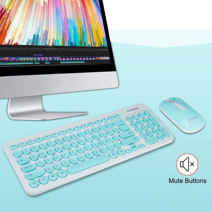 Wireless Keyboard Bundles Combo Set with Mouse with Dongle USB