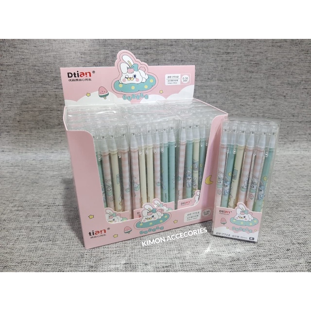 PULPEN DTIAN PEN GEL LUCU KARAKTER GAMBAR ANAK PEN 0.38MM WARNA BAGUS