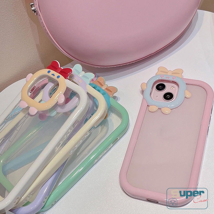 Case Warna Permen Macaron Aksen Pita 3D Untuk Vivo Y35 Y22 Y21 Y15s Y15A Y20 Y33s Y12s Y30 Y01 Y21 Y15s Y20 Y30 Y21I Y30 Y20 Y30 Y30 Y20i Y21I Y30 Y20 Y30 Y30 Y30 Y30 Y12s