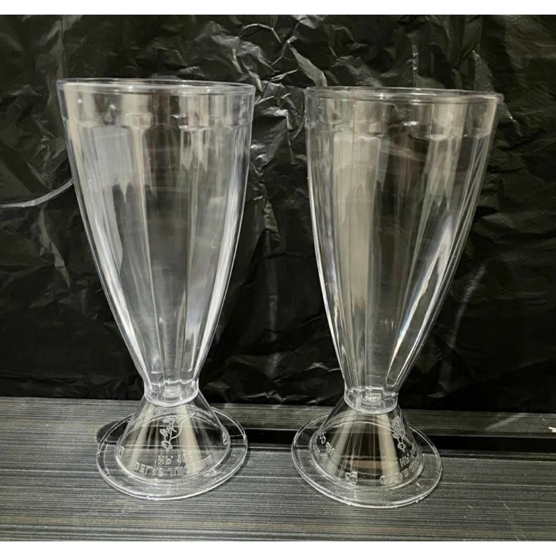 GELAS JUS PLASTIK BENING TEBAL / GELAS PLASTIK ES JUS MURAH
