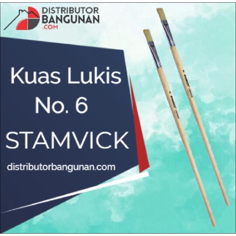 

Kuas Lukis No 6 Putih STAMVICK