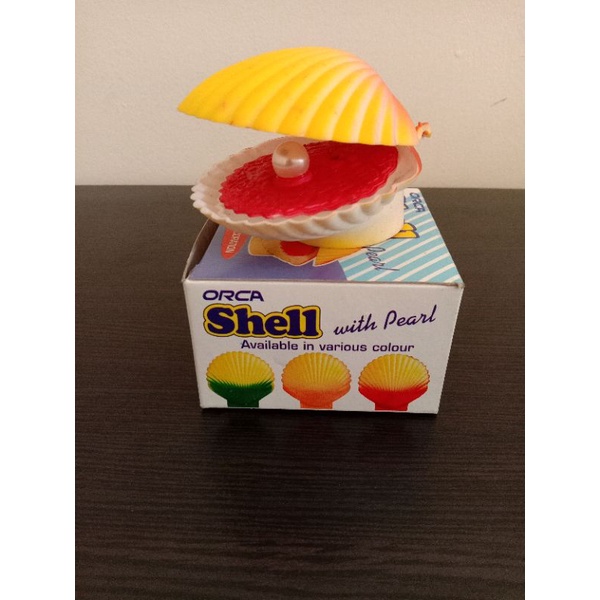 Kerang dan mutiara Mainan Aquarium menggunakan pompa udara bisa buka tutup