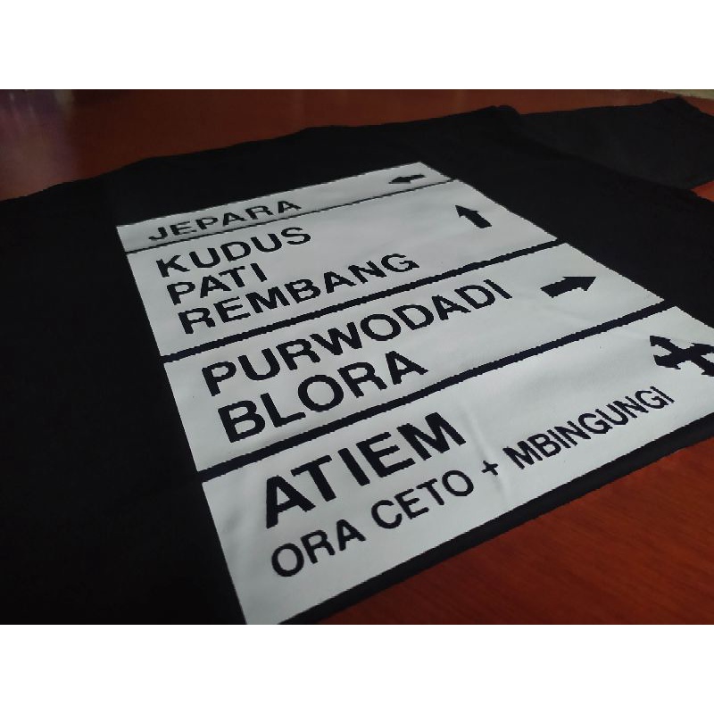 Kaos Plat K Versi 2 ~ Jepara, Kudus, Pati, Rembang, Blora, Purwodadi