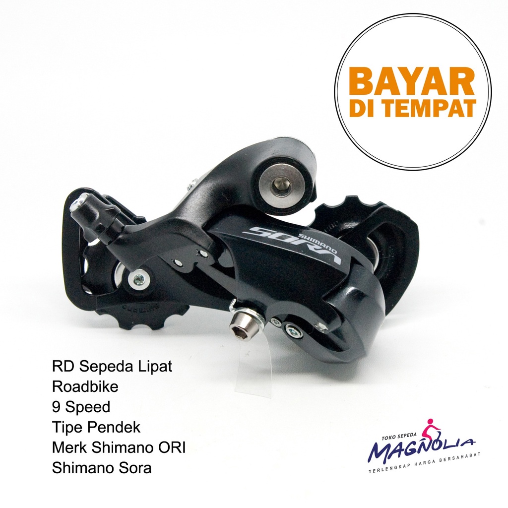 Rear Derailleur RD Pendek Shimano Sora 9 Speed Sepeda Lipat MTB Roadbike ORI