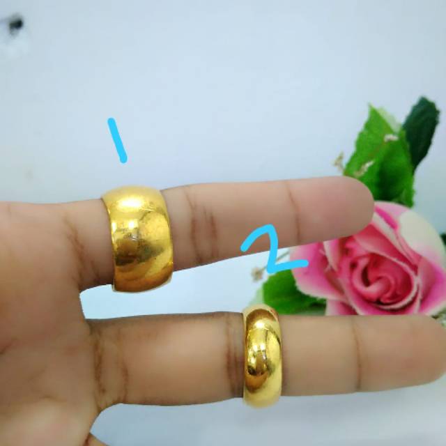 Perhiasan lapis air emas 24k