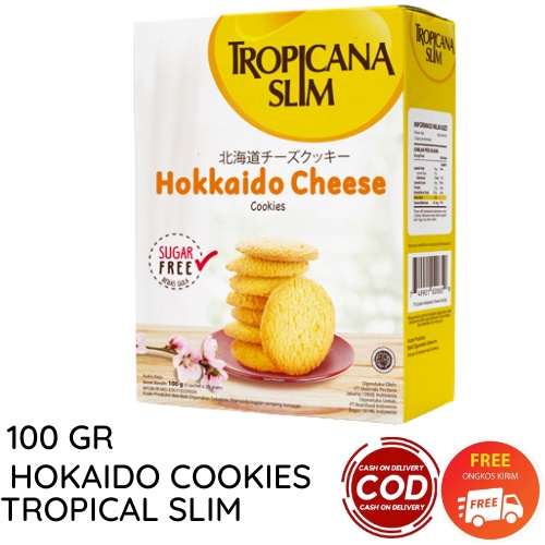 HOKAIDO COOKIES TROPICAL SLIM 100 GR