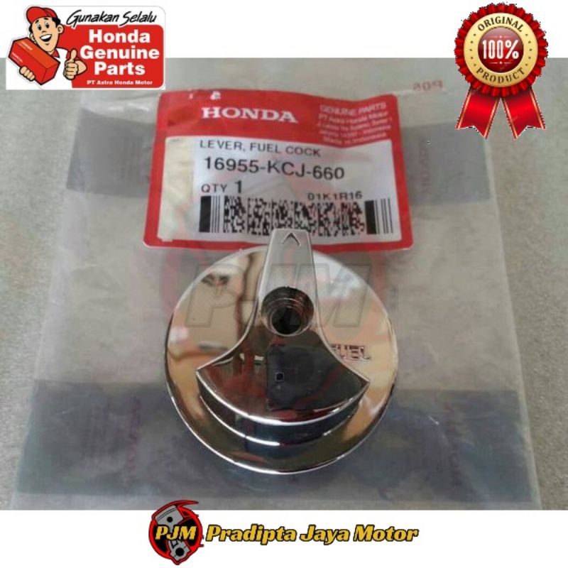 Puntiran Puteran Tuas Kran Bensin Tiger Revo ORI Original AHM - 16955KCJ660