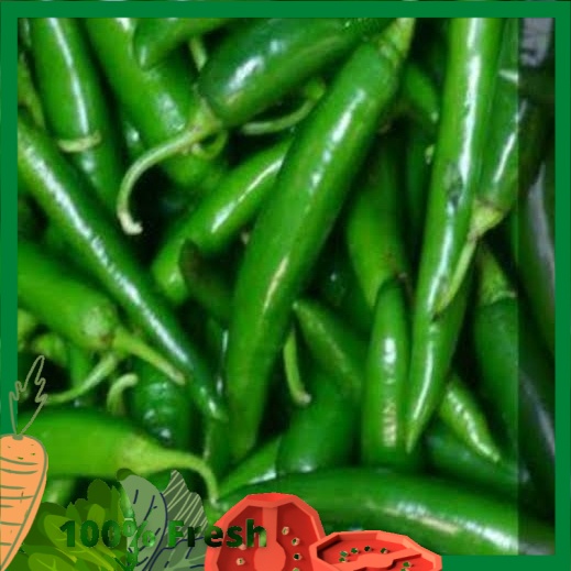 

Cabe Hijau Besar Fresh - 1/4 kg