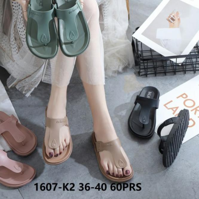 >COD.E-0353 11.11 Big Sale Sandal Jelly Slip On 1607- K2 ,,,MKCH