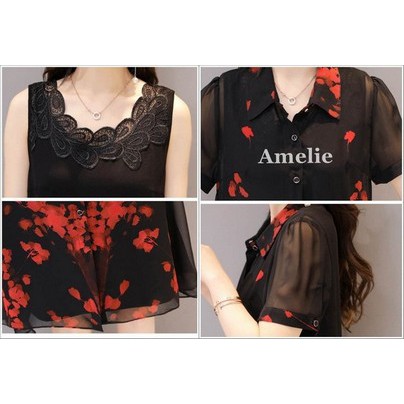 BEST SELLER Dress Import Mini Gaun Pesta Bunga Merah Black Red Yellow Korea Wanita Murah