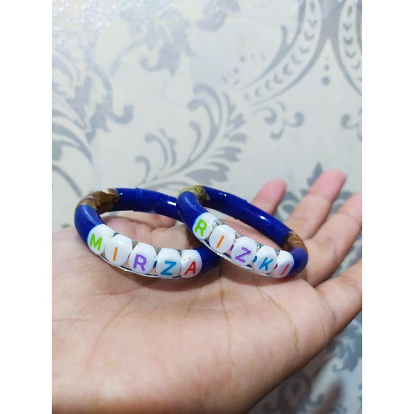 Gelang Couple Handmade, Gelang Sawan, Gelang Dlingo bawang, gelang custom nama, gelang moms and Kids,