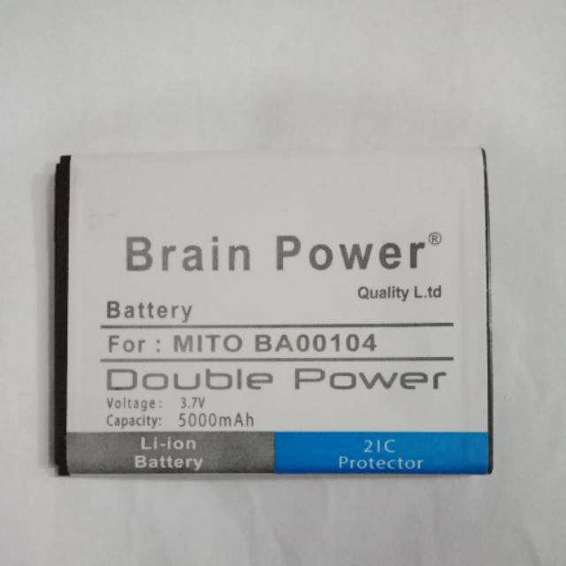 Batre batere bt hp Mito A360 fantasy One BA-000104 Doubel Power  5000mah