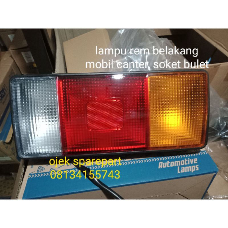 lampu rem belakang mobil PS canter+bohlam