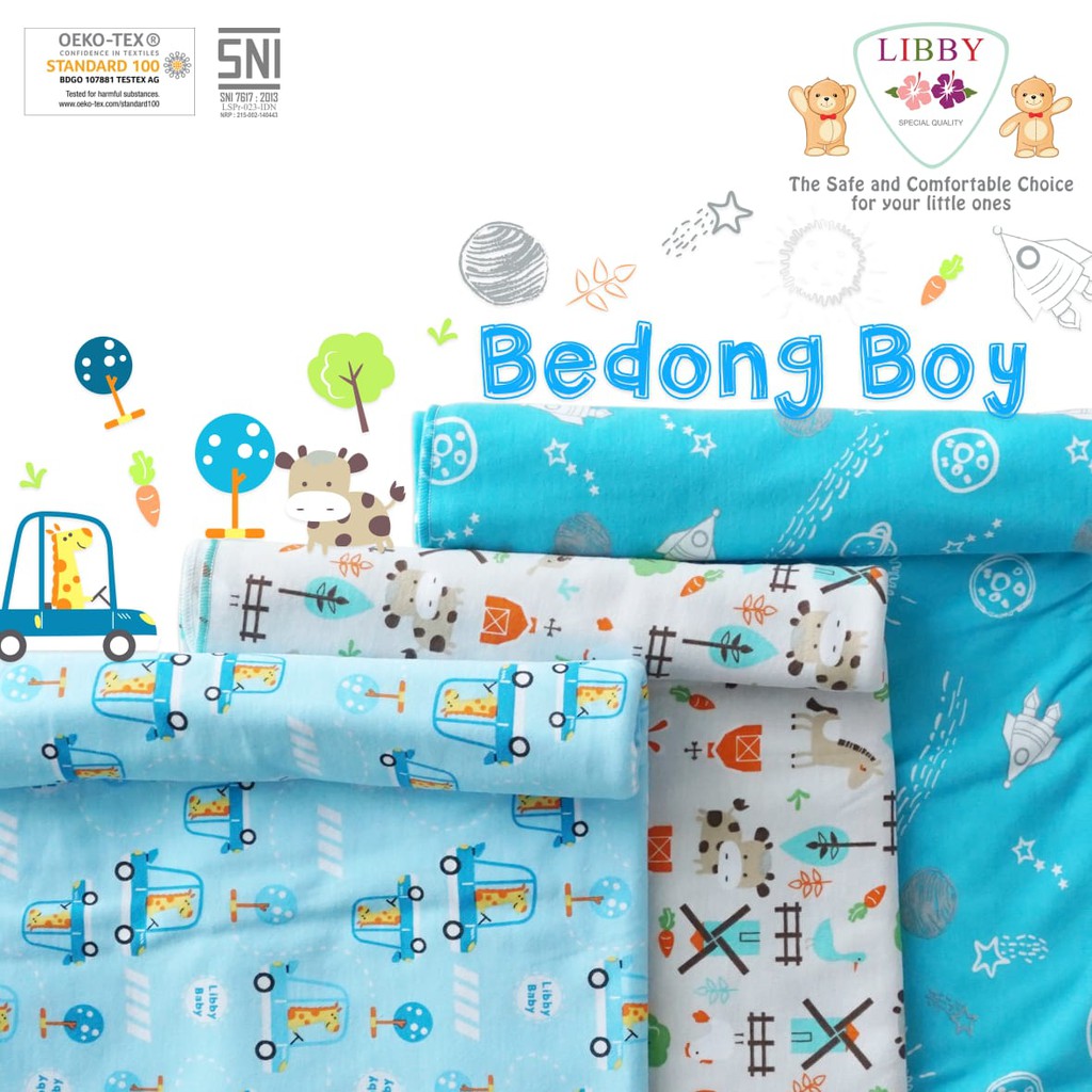 libby bedong mix boys&amp;girl isi 3pcs 90 x 110cm 260217