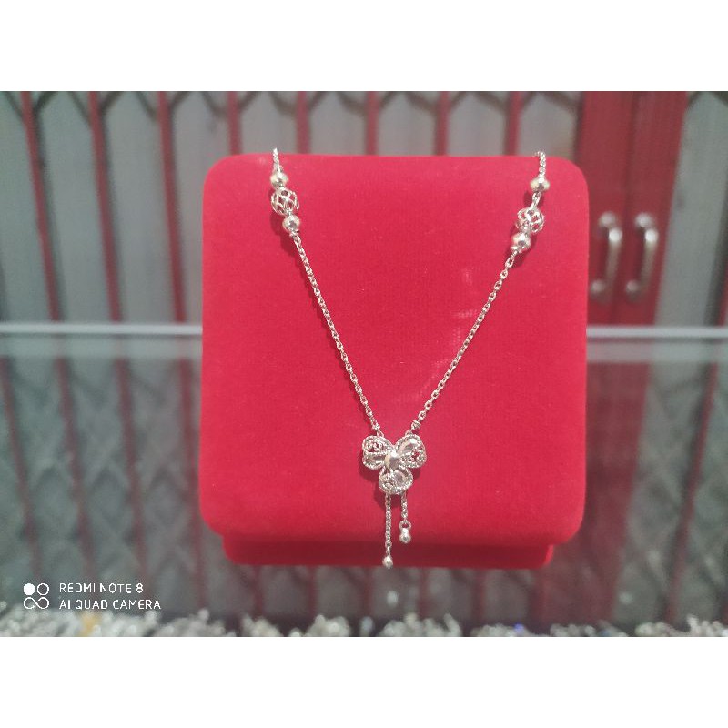 kalung perak murni rantai medan untuk anak