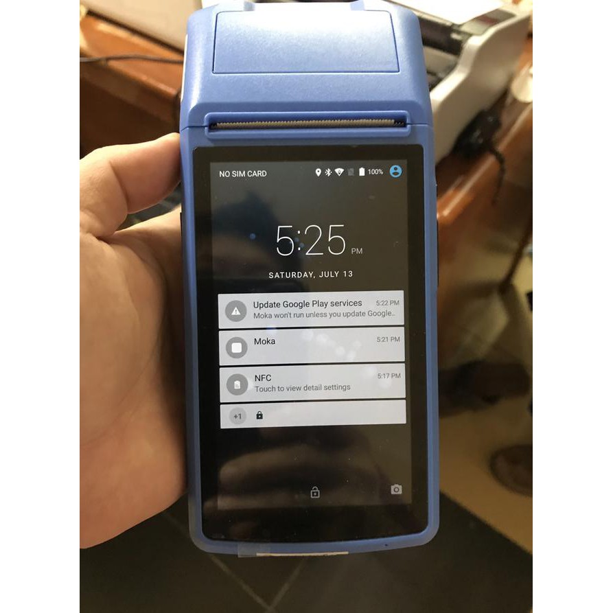 Printer Portable Android Pos Thermal Bluetooth Printer Phone 5.5 Inch Tag : Gta06