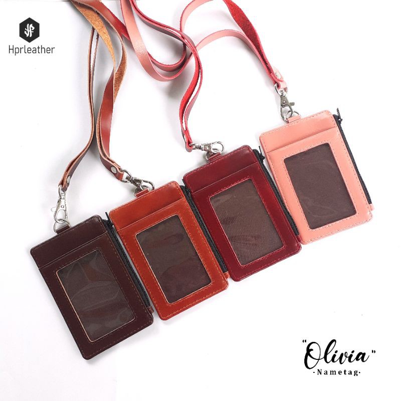 

terbaru nametag kulit sapi olivia series