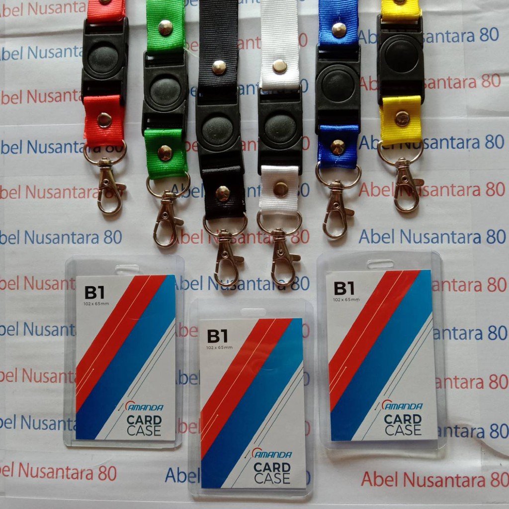 

Paket Card Case B1 dengan Tali Kait 2cm Stofer