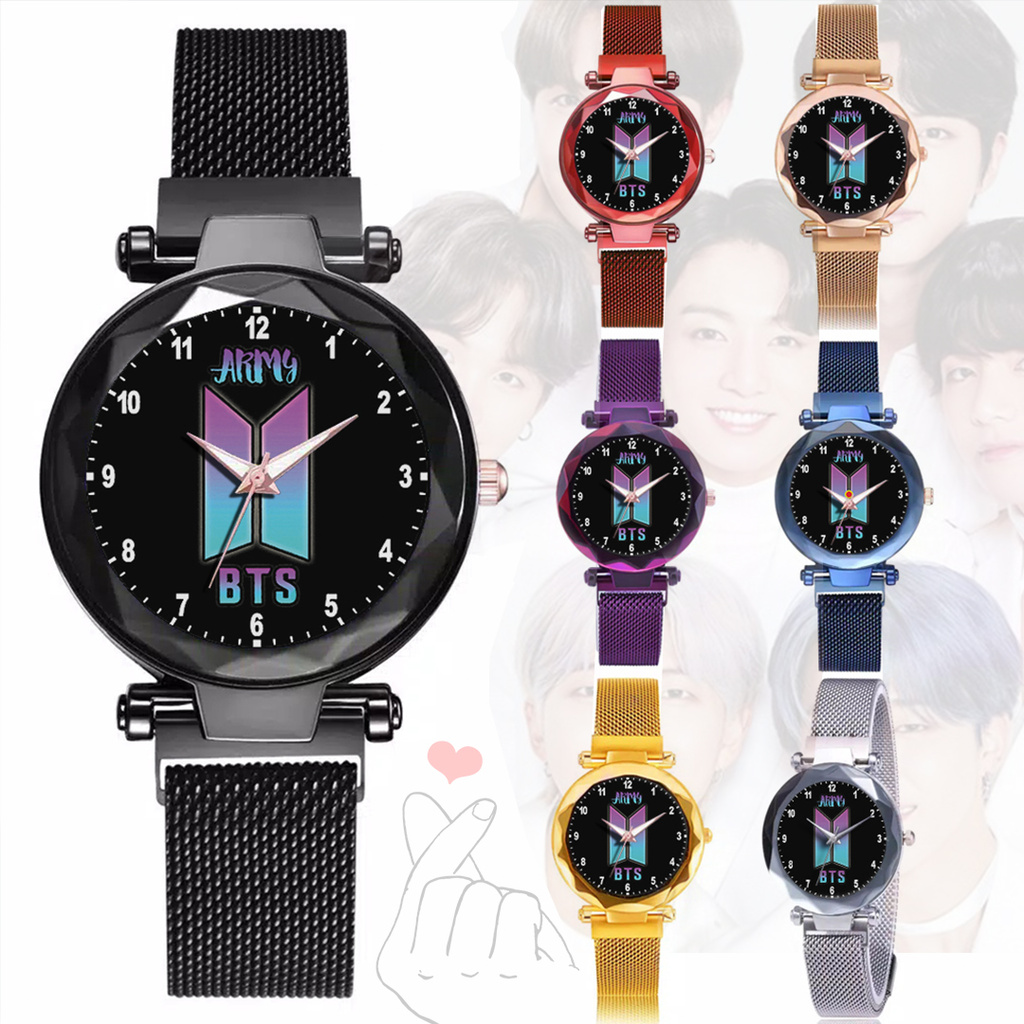 Jam Tangan Wanita Custom BTS - BTS ARMY - Bangtan Boys Exclusive 1