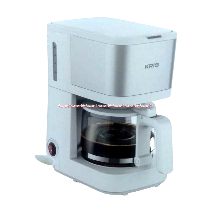 Kris Coffee Maker 750ml Warna Putih Hitam Dengan Filter permanen Mesin Pembuat Kopi dengan Saringan Coffe White