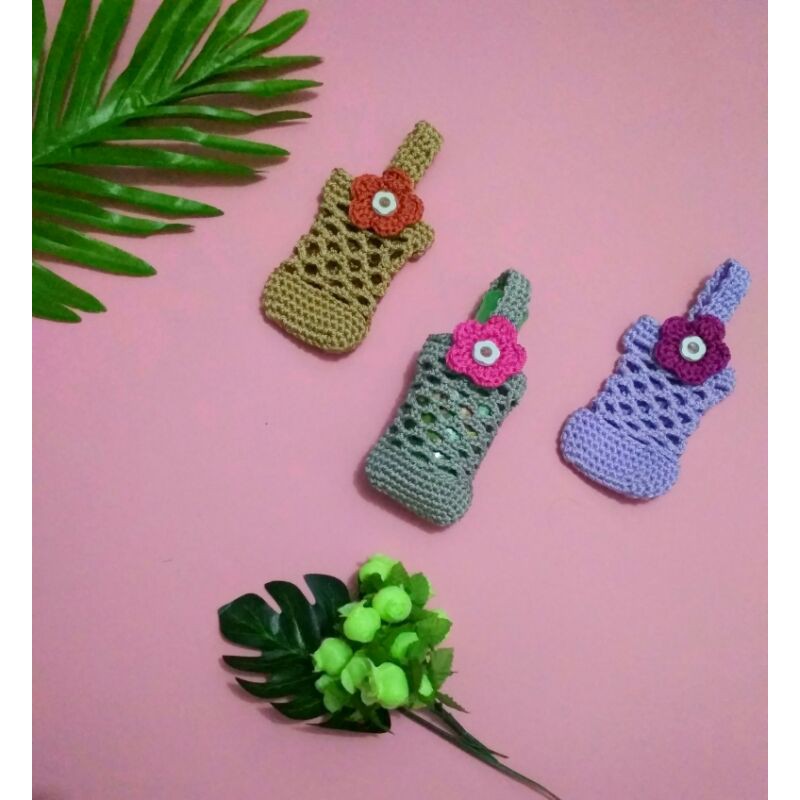 Pouch Hand Sanitizer Rajut/ Gantungan Hand Sanitizer
