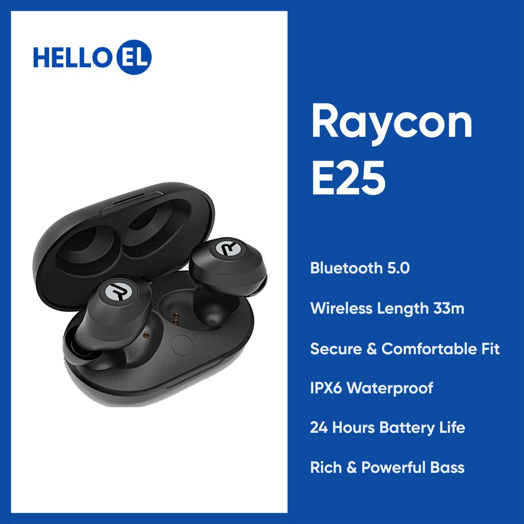 [Baca Deskripsi] DP Raycon E25 Bluetooth 5.0 Wireless Earbuds