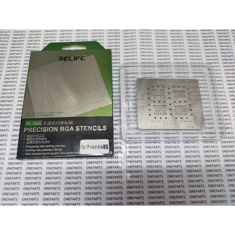 TOOLS CETAKAN IC BGA STENCILS RELIFE RL-044 IP HARDDISK PCIE NAND