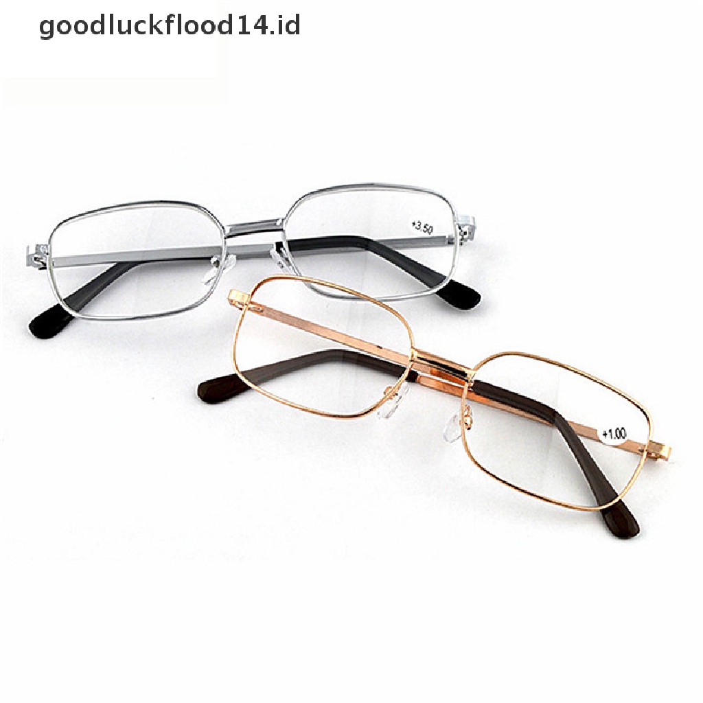 [OOID] Metal Anti-fatigue Reading Glasses Eyewear Eyeglasses +1.0 to 4.0 Diopter New ID