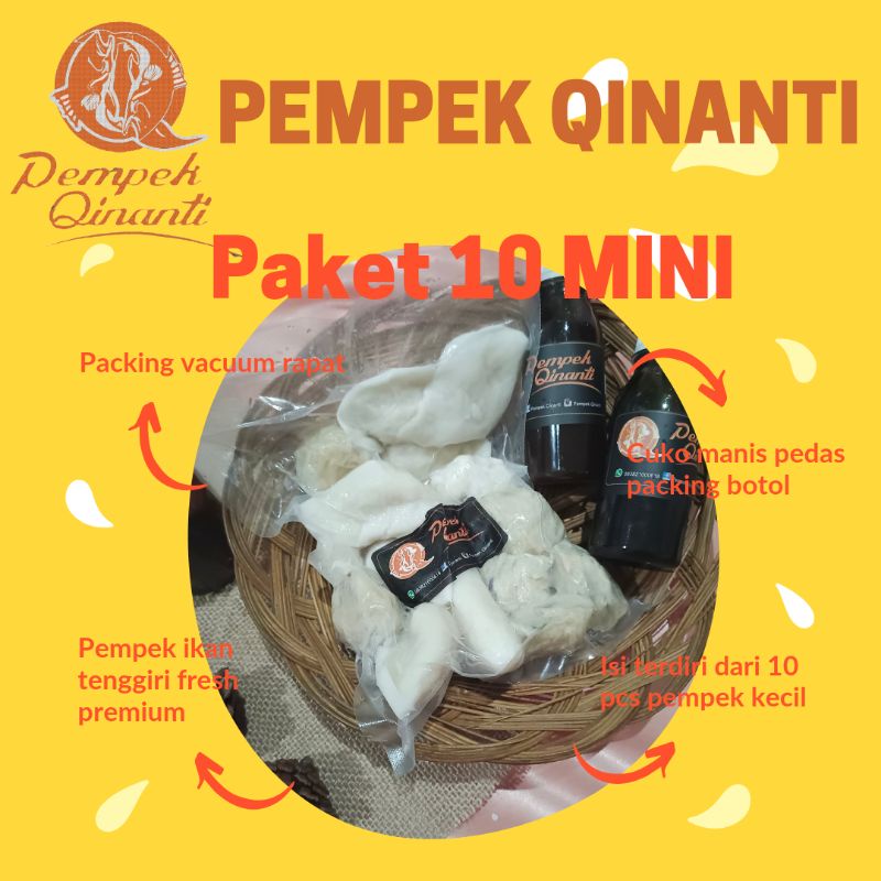 

PAKET MINI 10 PEMPEK QINANTI / PEMPEK PALEMBANG