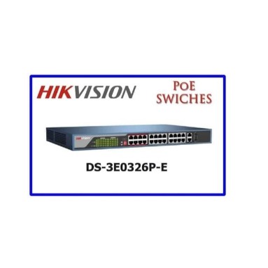 Switch Poe 24porrt HIKVISION 3E0326P-E