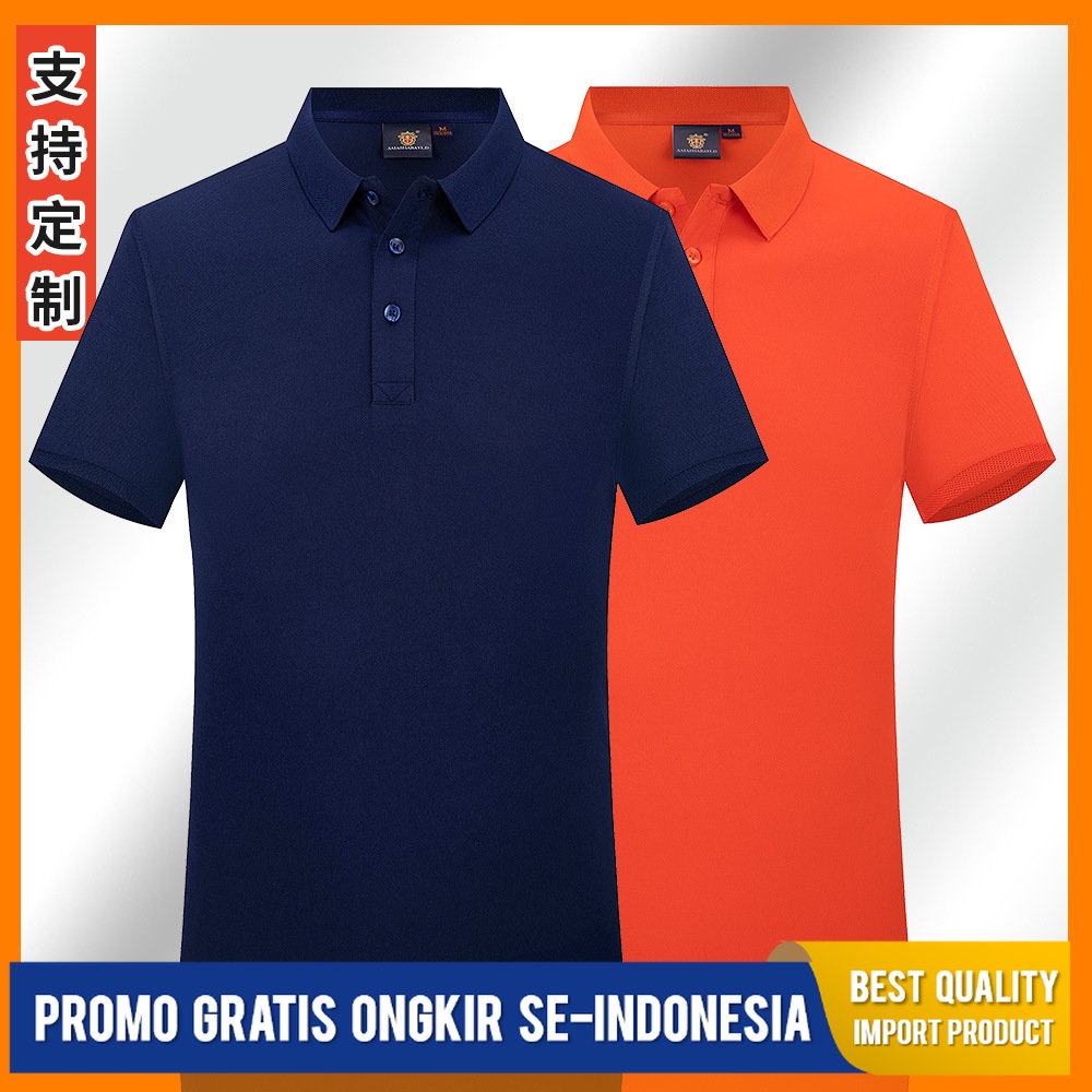 Kaos Pria Import Warna Solid   Logo kan Membuat  Kerja  Kerja T-shirt Lengan Pendek    Y iklan Buday