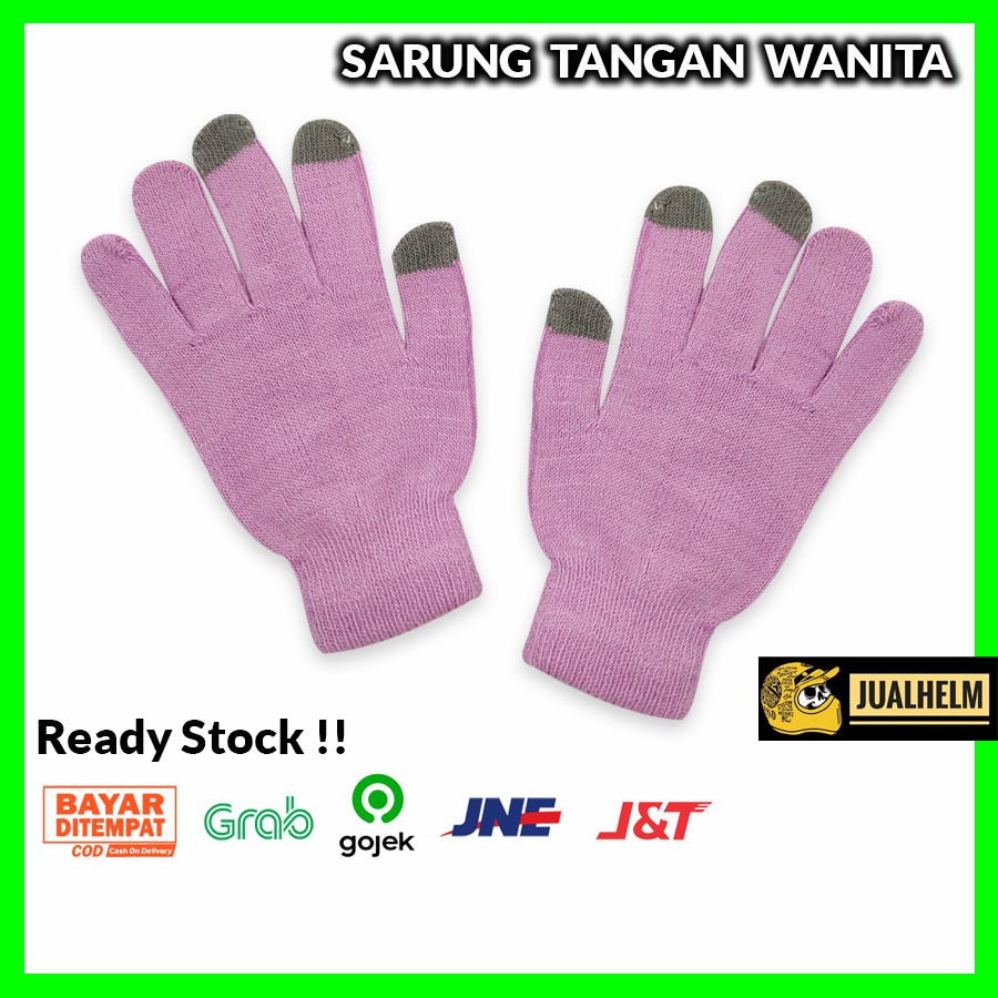 Sarung Tangan Motor Wanita Touchscreen ( Cantik / Vespa / Glove )