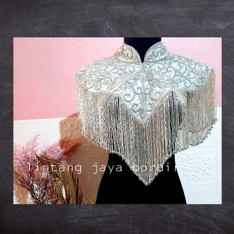 renda bordir balero dada pundak ready stok