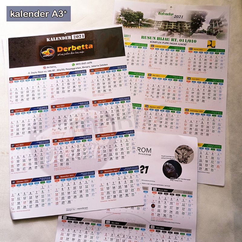 

Cetak Kalender 2021 A3+ Free Design