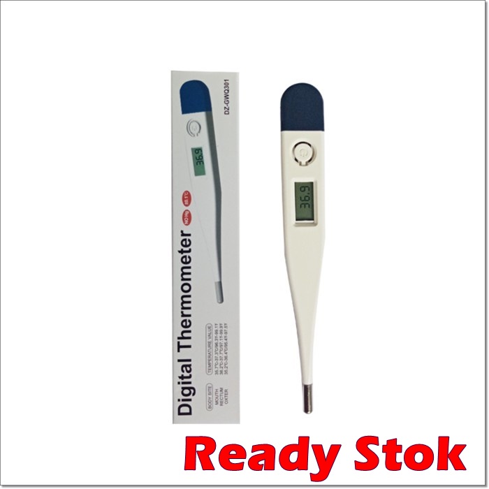 Digital Thermometer Ketiak Mulut With Beeper Untuk Anak &amp; Dewasa