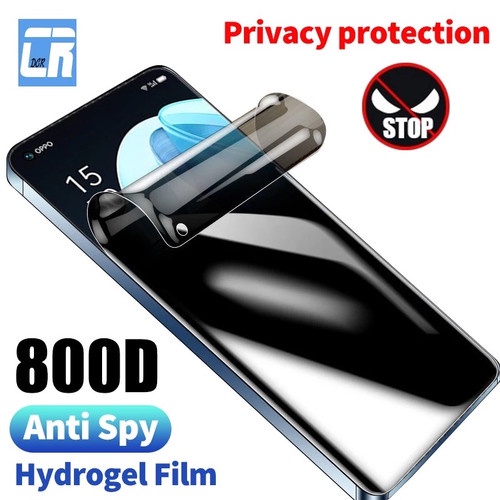 ANTI SPY GLOSY Hydrogel Pelindung Layar Iphone 16 15 14 13 12 11 16+ 15+ 16Pro 15Pro 14 ProMax X XS 