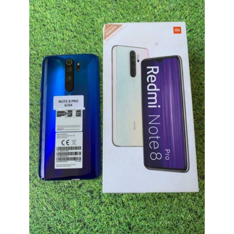 Xiaomi redmi note 8 pro Ram 6gb internal 64gb second garansi resmi panjang mulus lengkap