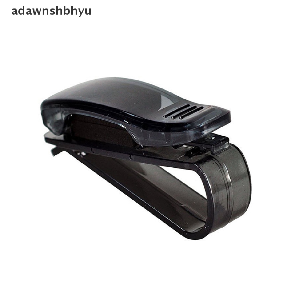 [adawnshbhyu] 1x Fashion Mobil Kendaraan Sun Visor Sunglasses Kacamata Mata Kartu Pen Holder Klip Mobil