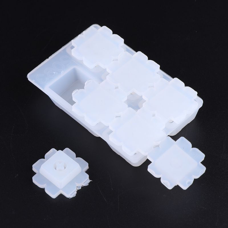 SIY  1 Set Manual DIY Mechanical Keyboard Key Cap Silicone Mold UV Crystal Epoxy Molds Handmade Crafts Making Tools