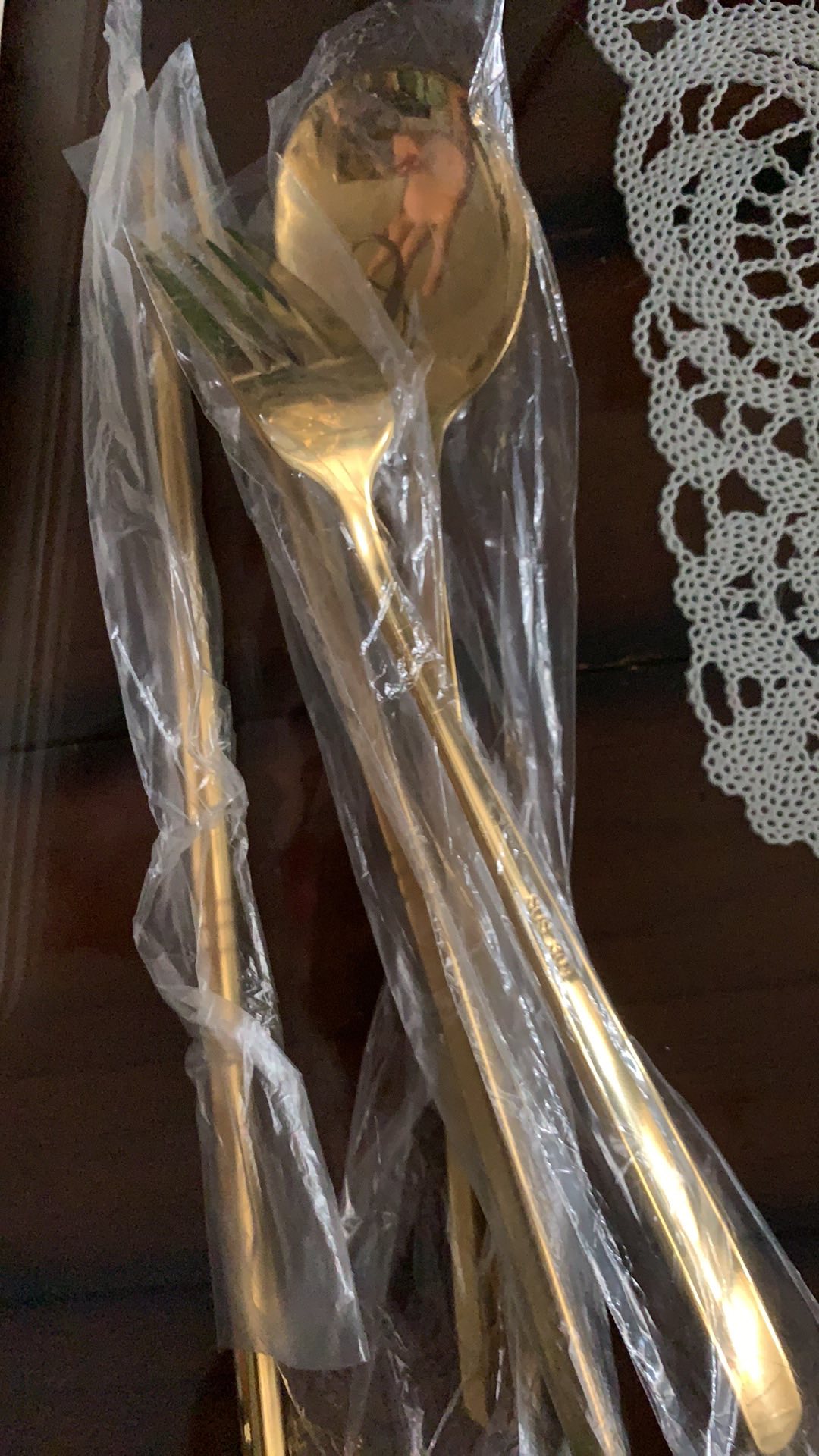 Sendok Set Korea Sus 304 Dan Sedotan Tanpa Kemasan