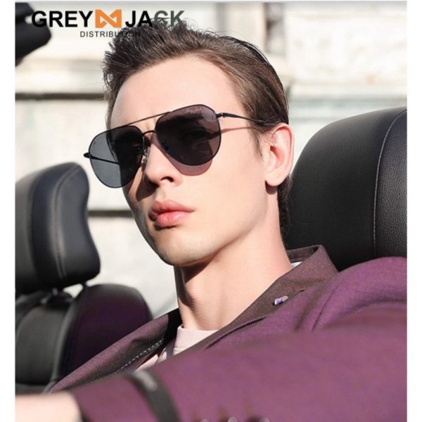 Dijual Grey Jack Kacamata Hitam Pria dan Wanita Sunglasses 5957 - GOLD BLUE GREEN Limited