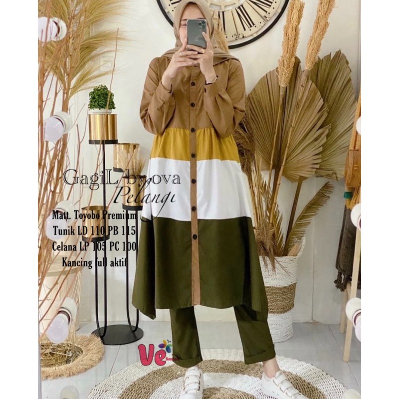 PELANGI SET BERLEBEL GAGIL BY OVA