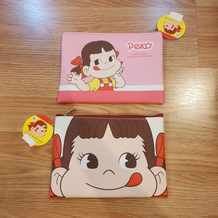 Multipurpose Pouch / Multipurpose Wallet Fujiya Peko Korea Official Dompet Pouch Murah Meriah
