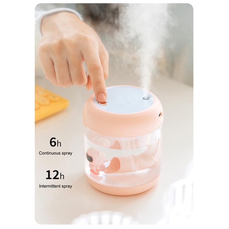 Humidifier Pelembab Udara Mini Usb Rechargeable Kapasitas Besar Untuk Kantor Owt