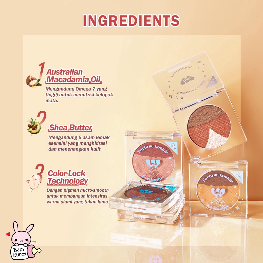 ❤ BELIA ❤ BNB Barenbliss Fortune Cookie Eyeshadow (✔BPOM)