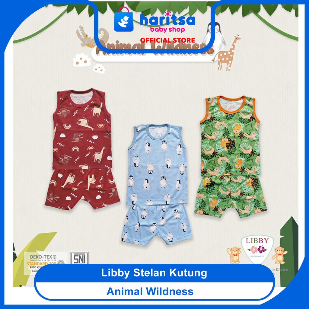 LIBBY Stelan Oblong Kutung Motif Animal Dreamland