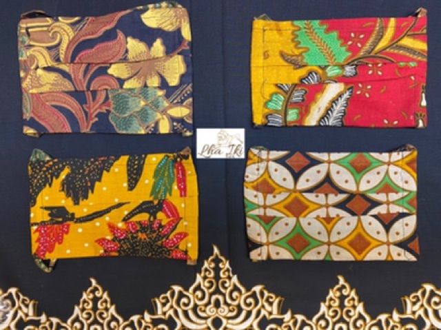 (PROMO TERBATAS) MASKER KAIN BATIK TERLARISS 3ply