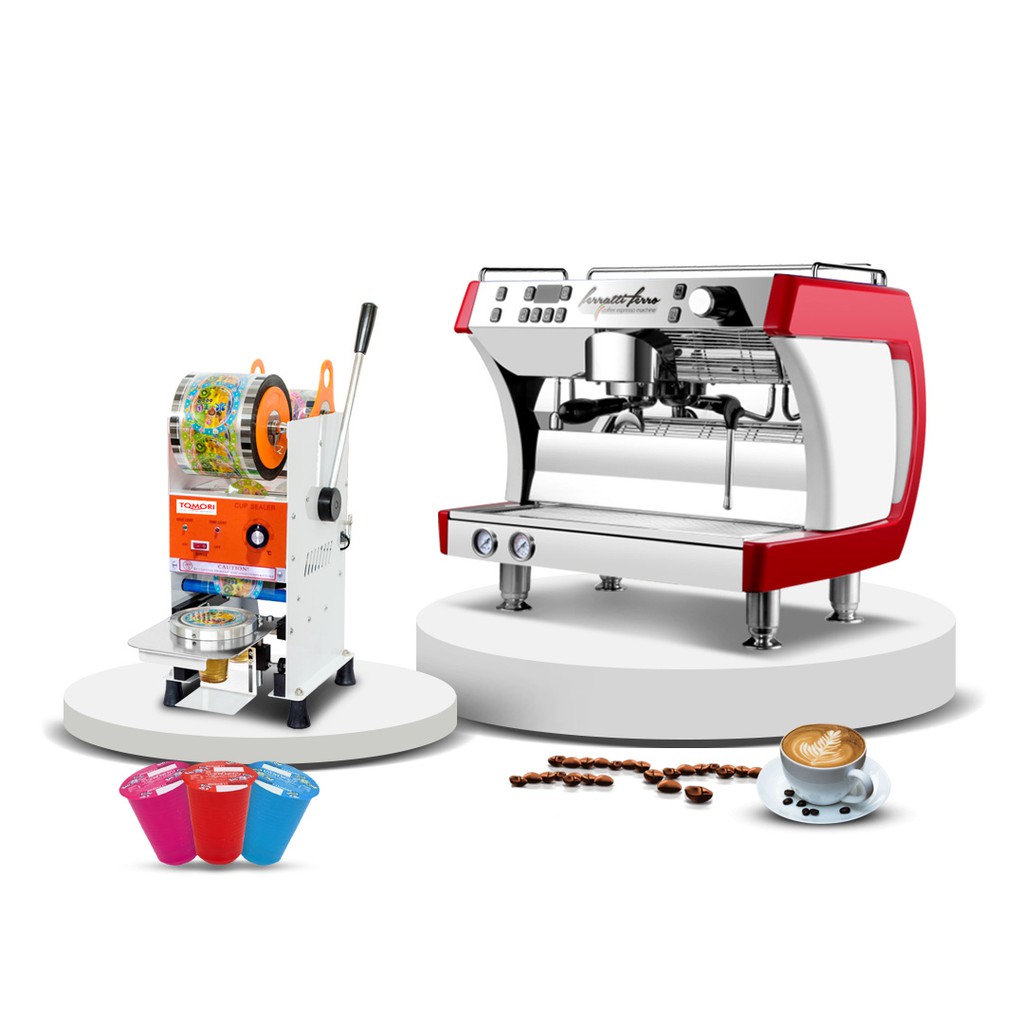 Paket Mesin Kopi Espresso Machine Cup - 47