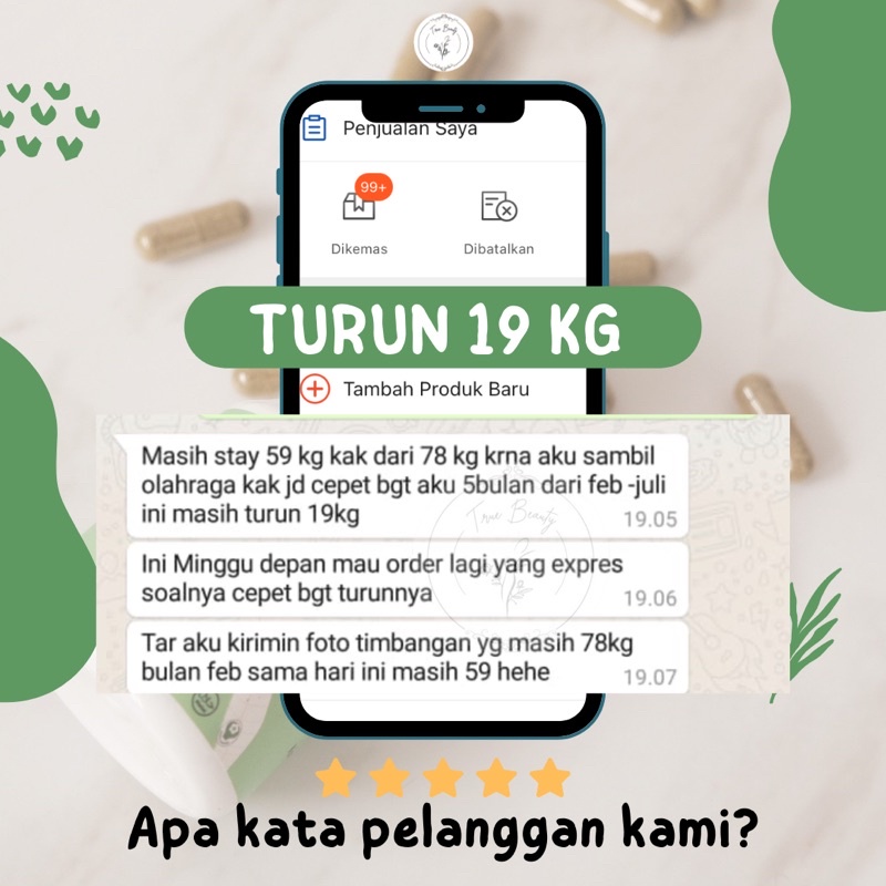 Truebeautyslim OBAT DIET ! Penurun Berat Badan Herbal Turun 5-10 KG Dalam 1 Bulan